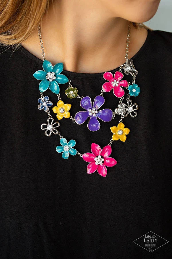 Empire Diamond Multi Flower 2013 Zi Collection Necklace Alies