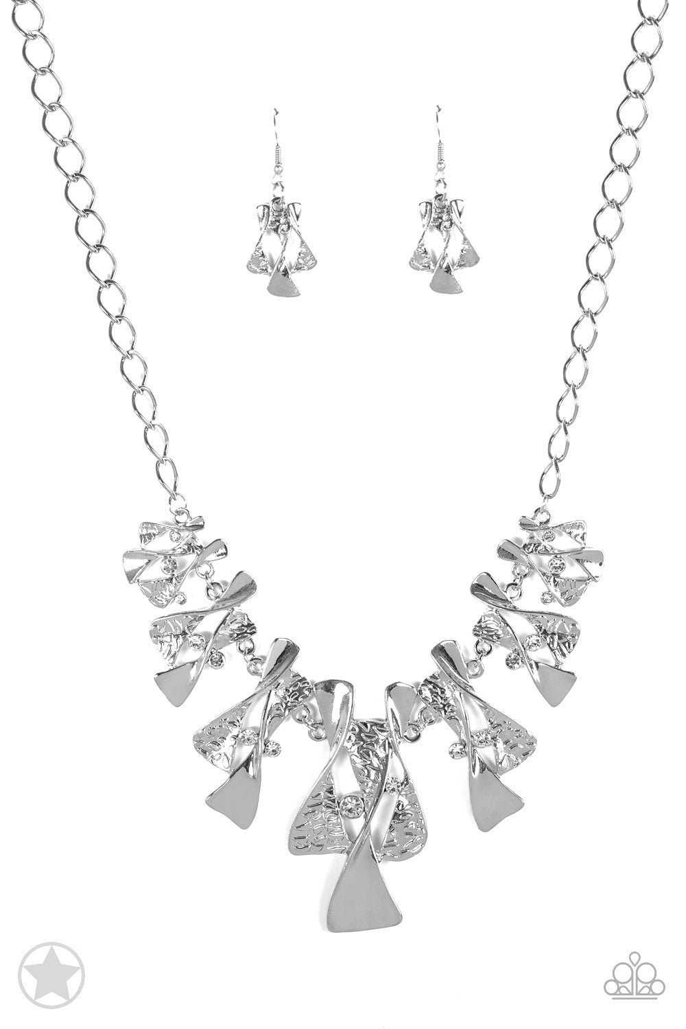 Sands Of Time - Silver Necklace - Paparazzi Accessories - Alies Bling Bar