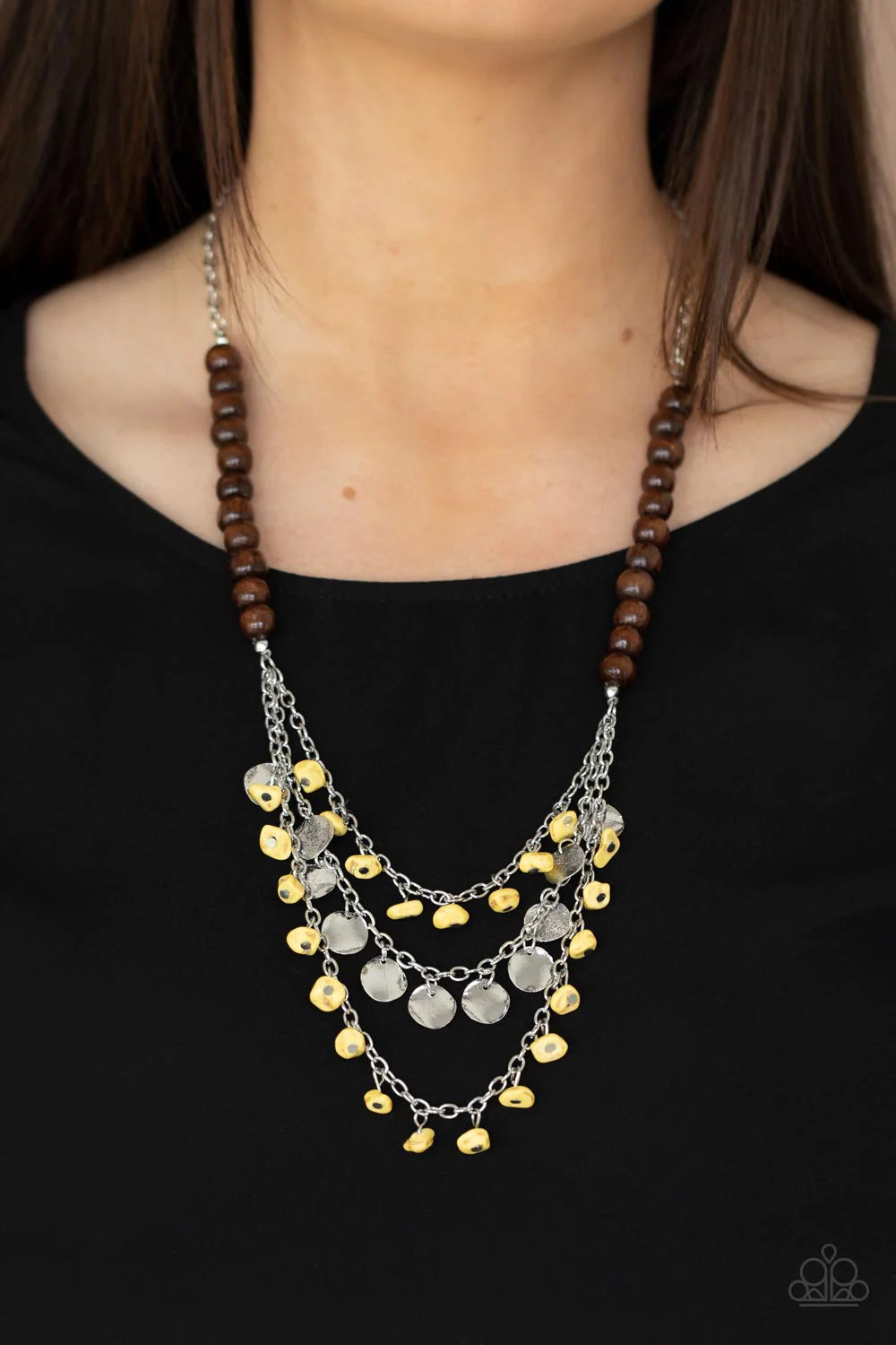 Plains Paradise Yellow Necklace Paparazzi Accessories Alie s Bling Bar