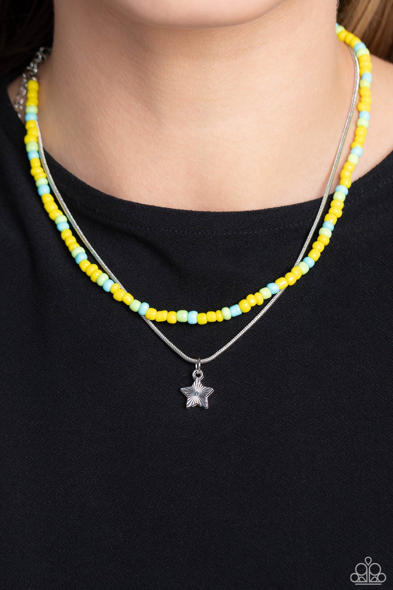 Yellow seed bead necklace paparazzi deals