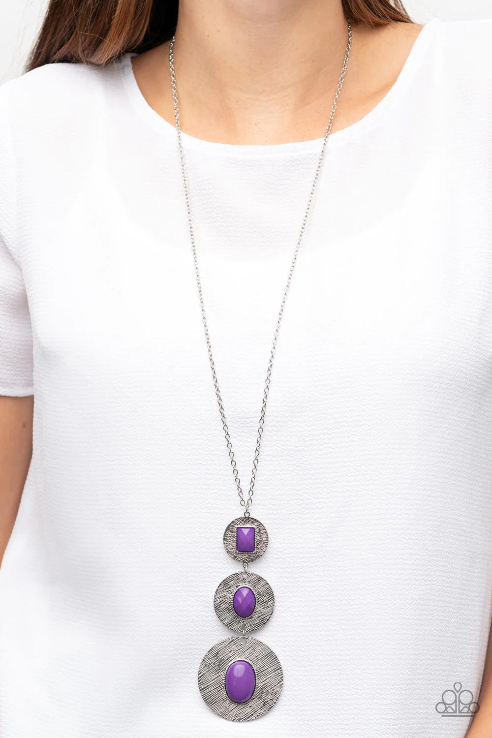 Talisman Trendsetter - Purple Necklace - Paparazzi Accessories - Alies Bling Bar