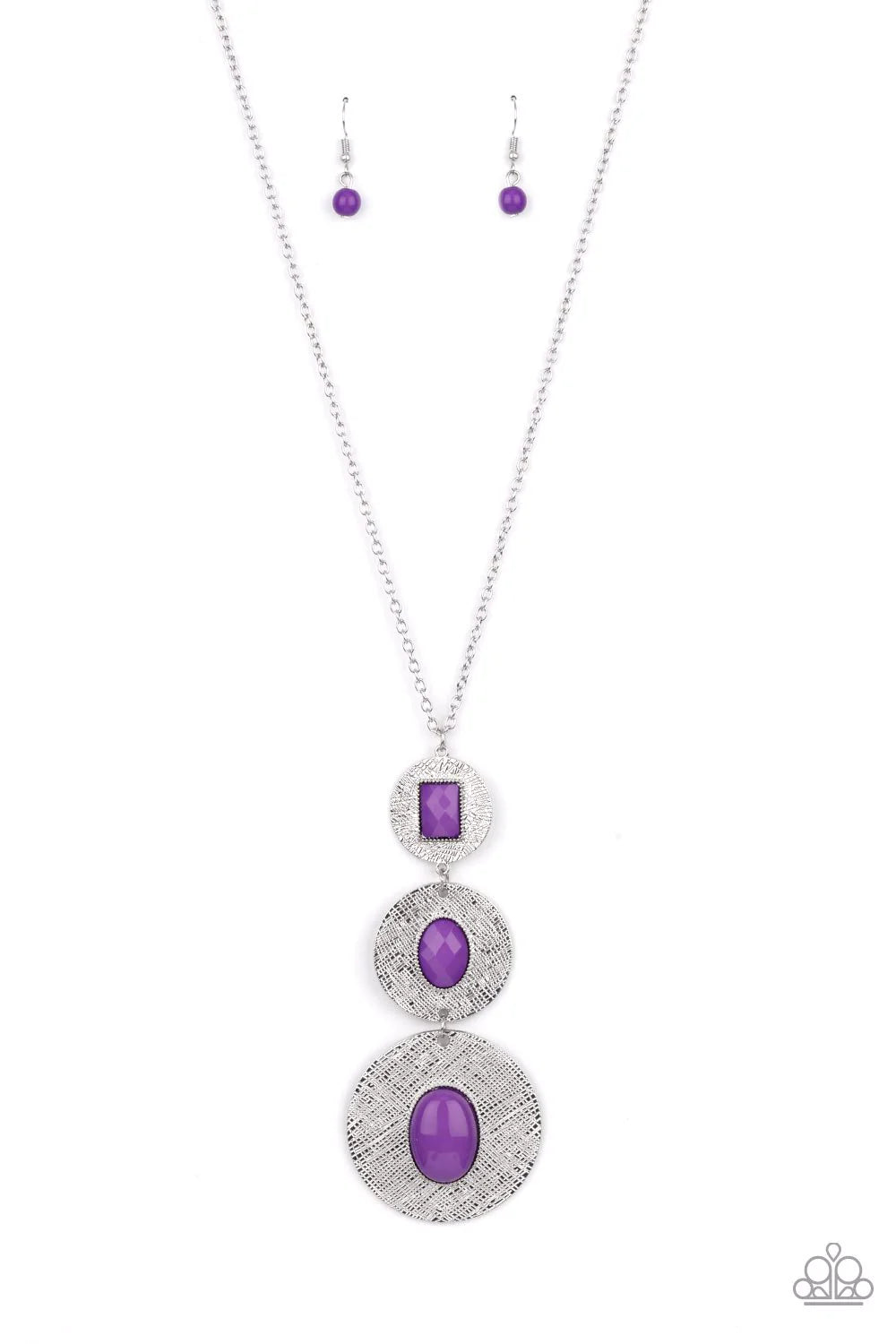 Talisman Trendsetter - Purple Necklace - Paparazzi Accessories - Alies Bling Bar