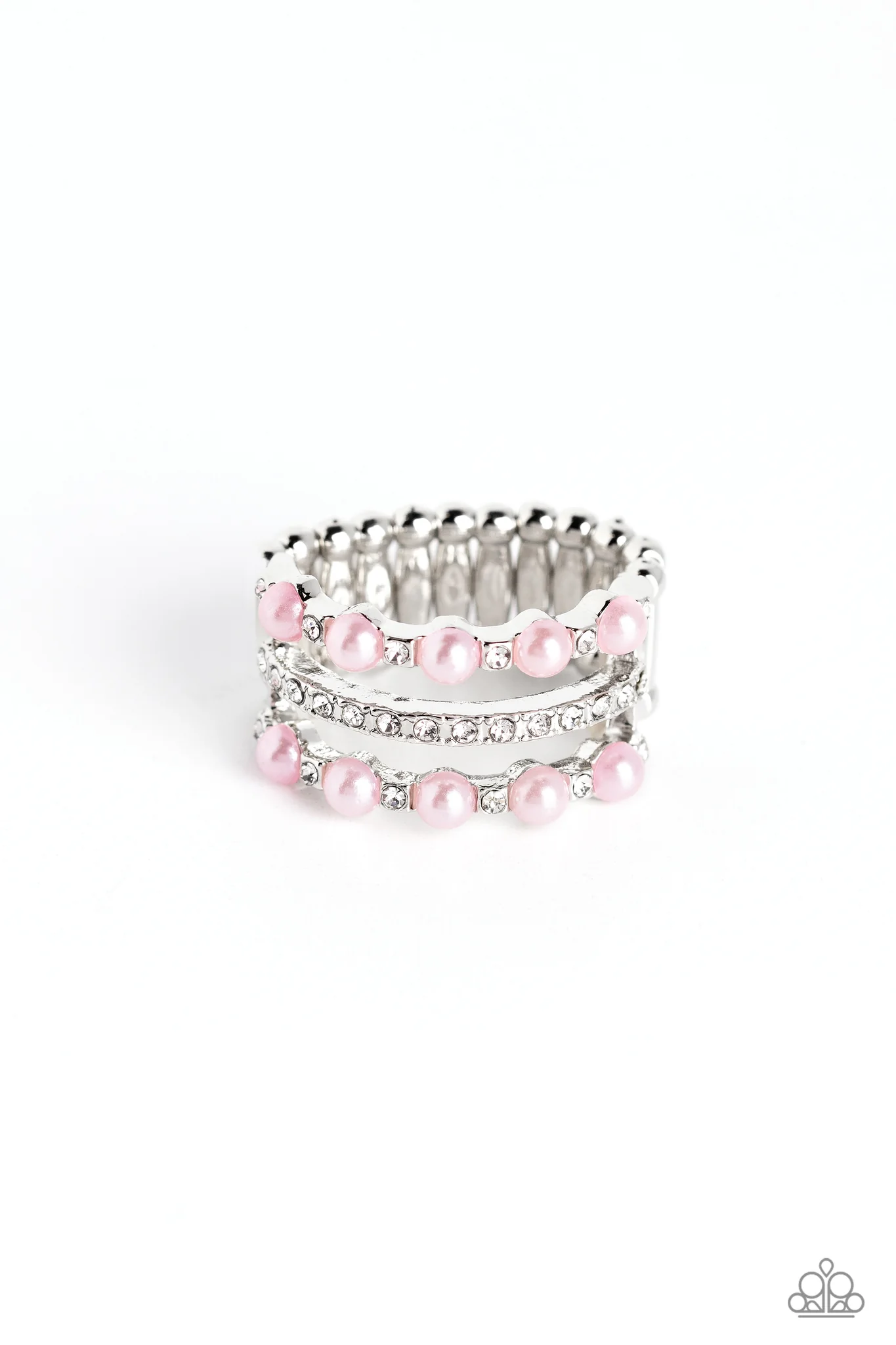 Really Bubbly - Pink Ring - Paparazzi Accessories - Alies Bling Bar