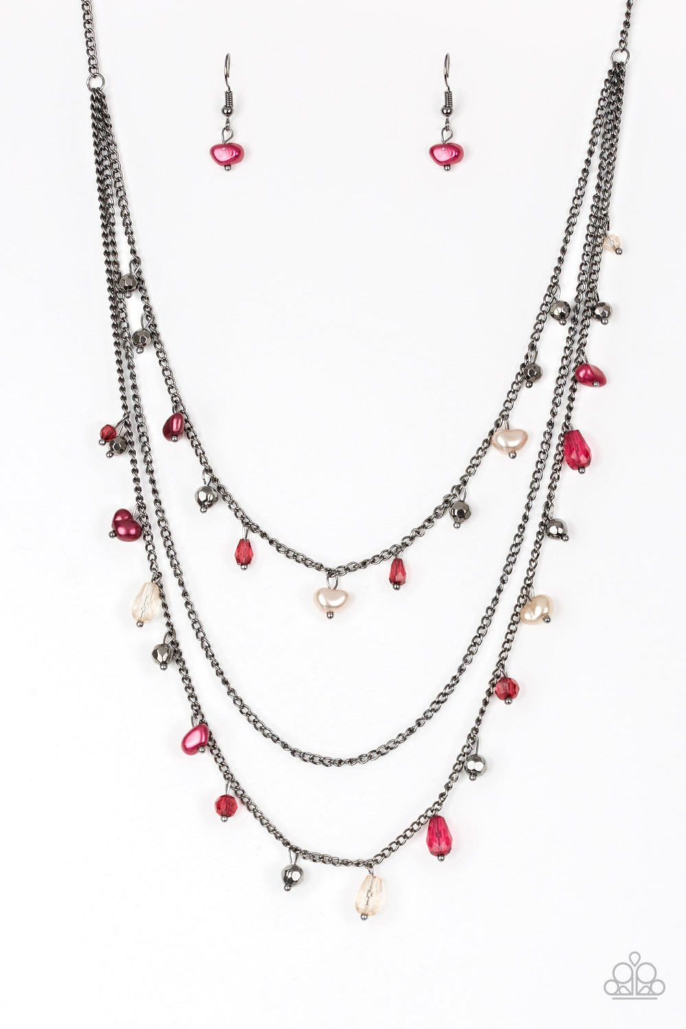 Pebble Beach Beauty - Multi Necklace - Paparazzi Accessories - Alies Bling Bar