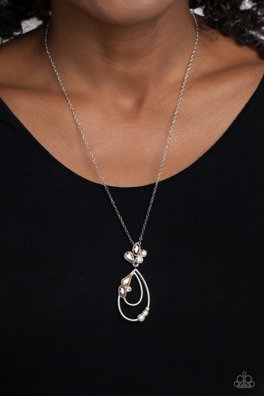 Sleek Sophistication - Orange Necklace - Paparazzi Accessories