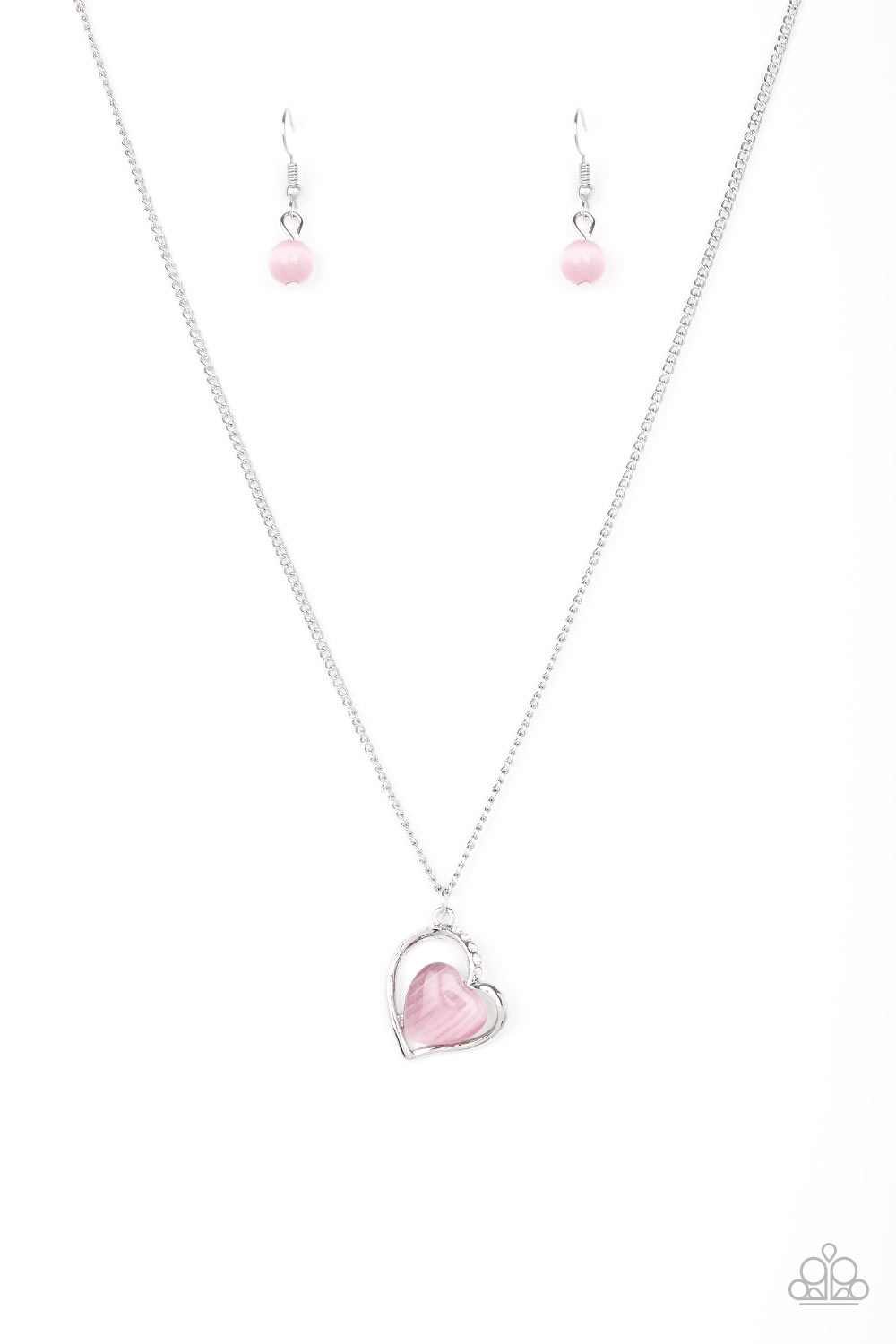 Love of My Life - Pink Necklace - Paparazzi Accessories - Alies Bling Bar