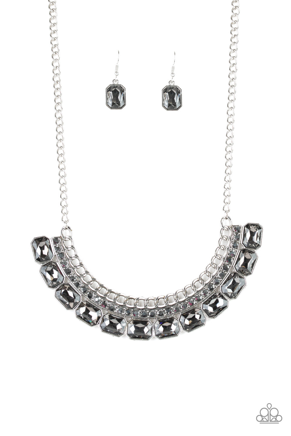 Killer Knockout - Silver Necklace - Paparazzi Accessories - Alies Bling Bar
