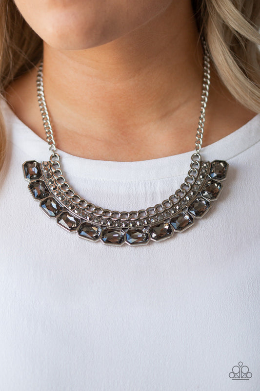 Killer Knockout - Silver Necklace - Paparazzi Accessories - Alies Bling Bar