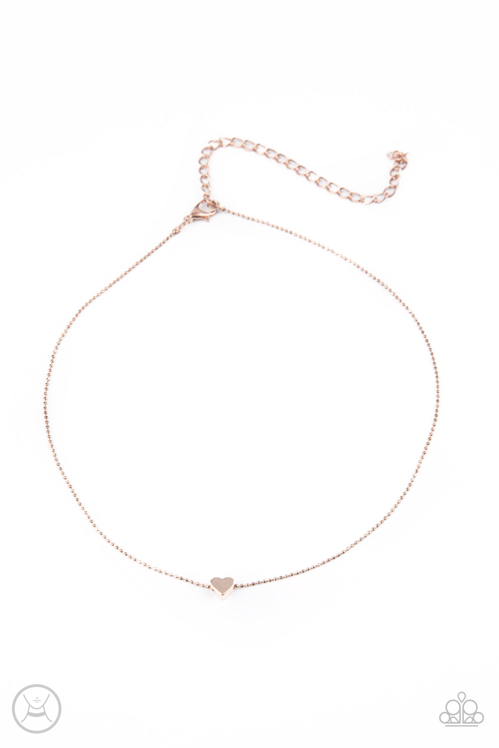 Humble Heart - Rose Gold Necklace - Paparazzi Accessories - Alies Bling Bar