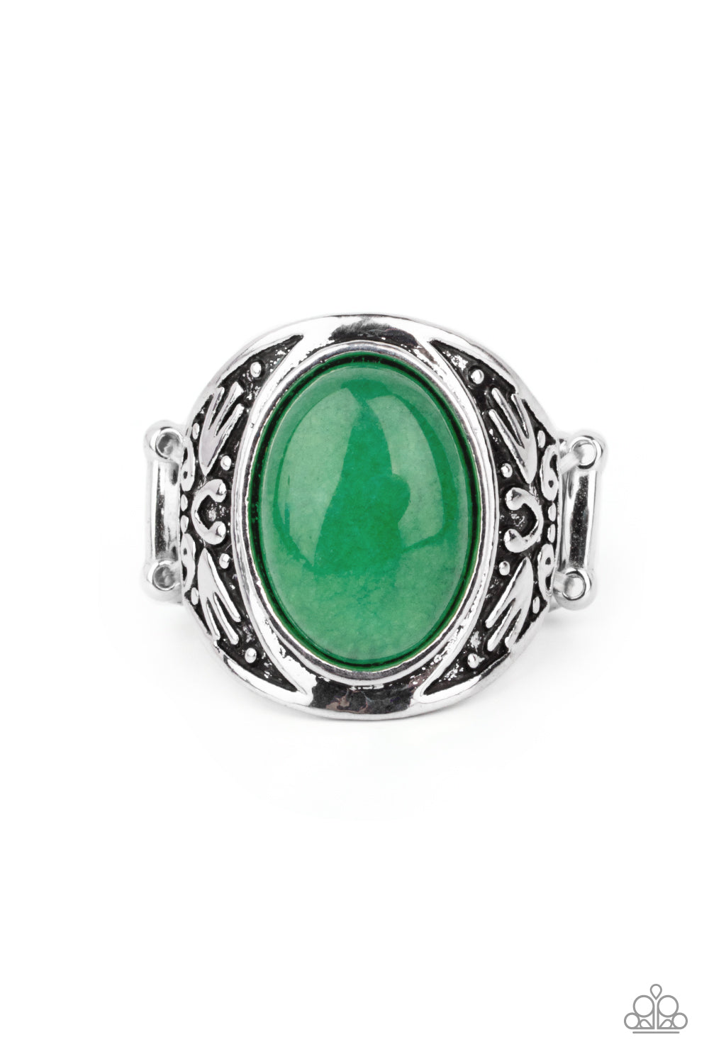 Sedona Dream - Green Ring - Paparazzi Accessories - Alies Bling Bar