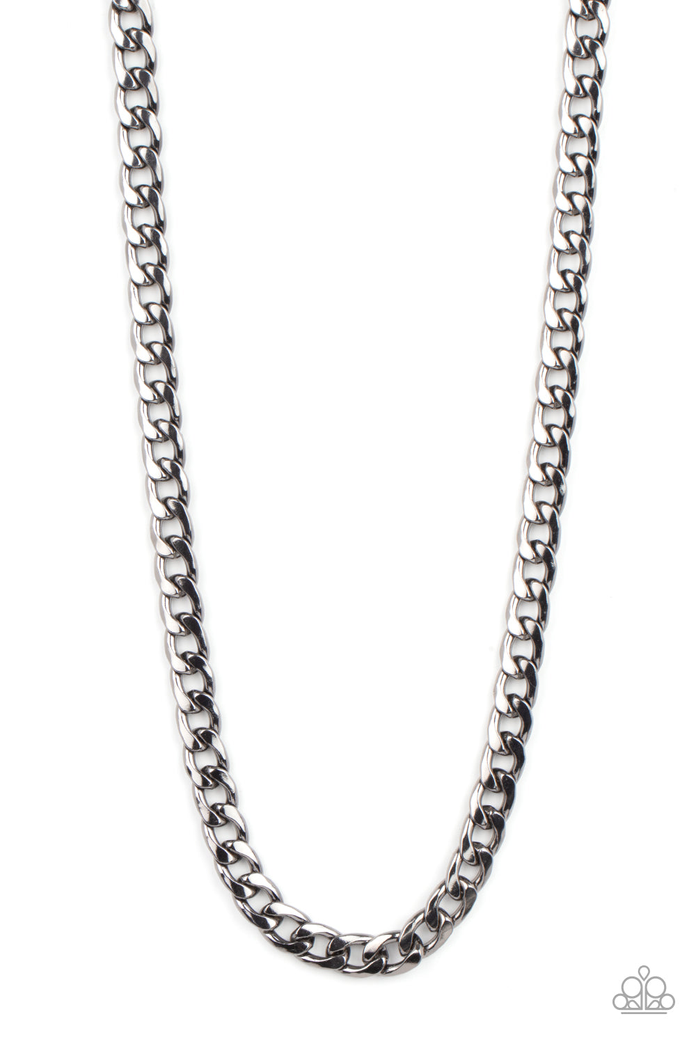 Knockout Champ - Black-Mens Necklace  - Paparazzi Accessories - Alies Bling Bar