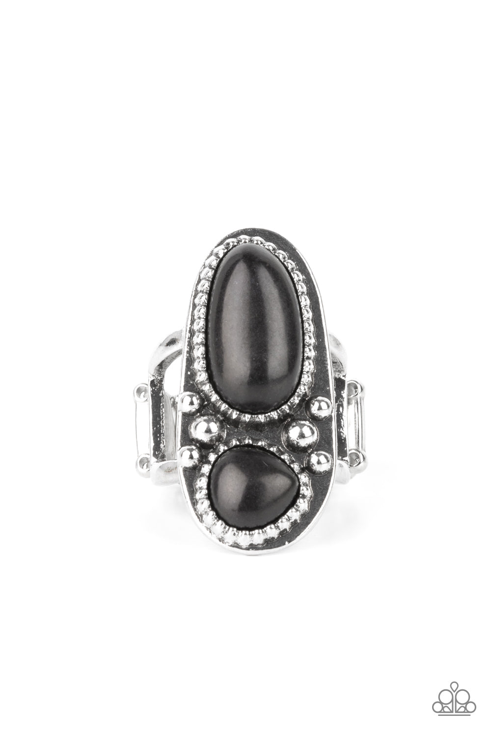 Magical Mesas - Black Ring - Paparazzi Accessories - Alies Bling Bar