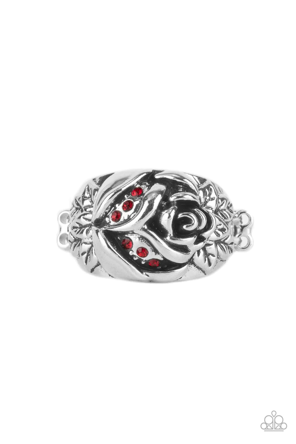 Rose Garden Refinement - Red - Paparazzi Ring - Paparazzi Accessories - Alies Bling Bar