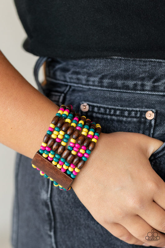 Tropical Nirvana - Multi Bracelet  -  Paparazzi Accessories - Alie’s Bling Bar - Alies Bling Bar