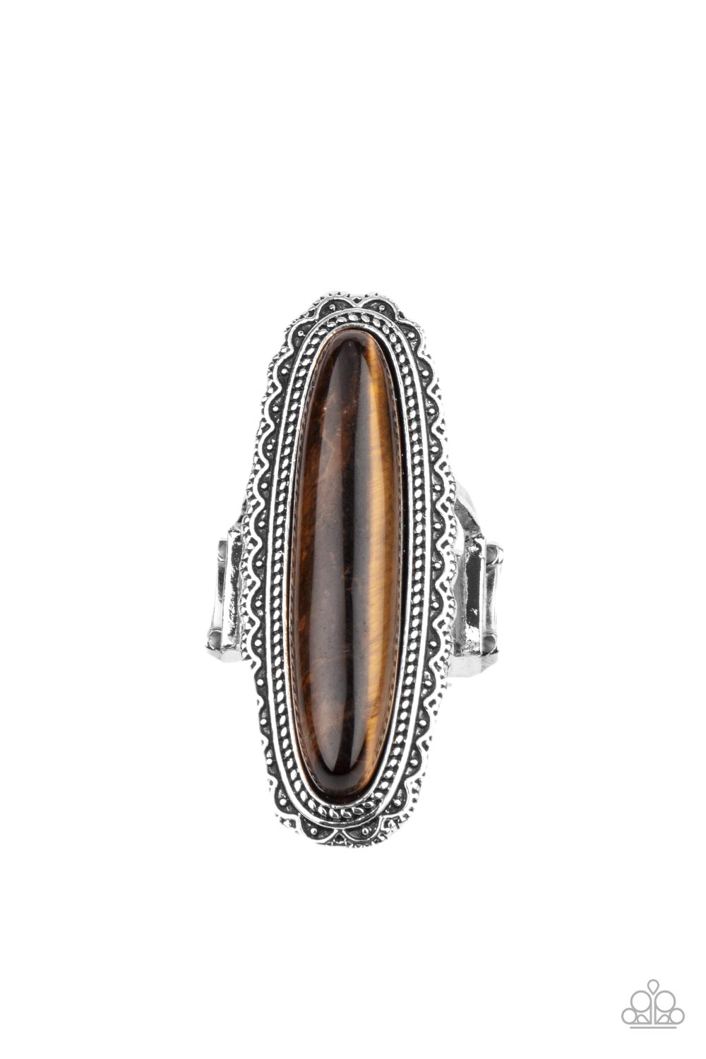 Eco Equinox - Brown Ring - Paparazzi Accessories - Alies Bling Bar