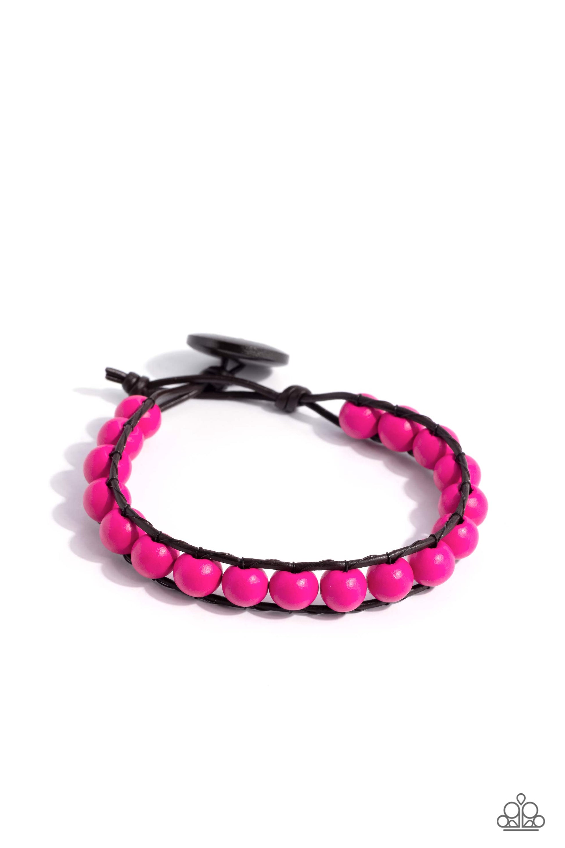 Epic Explorer - Pink Bracelet- Paparazzi Accessories - Alies Bling Bar