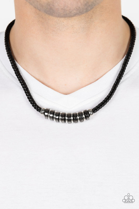 Primitive Prize - Black Necklace - Paparazzi Accessories