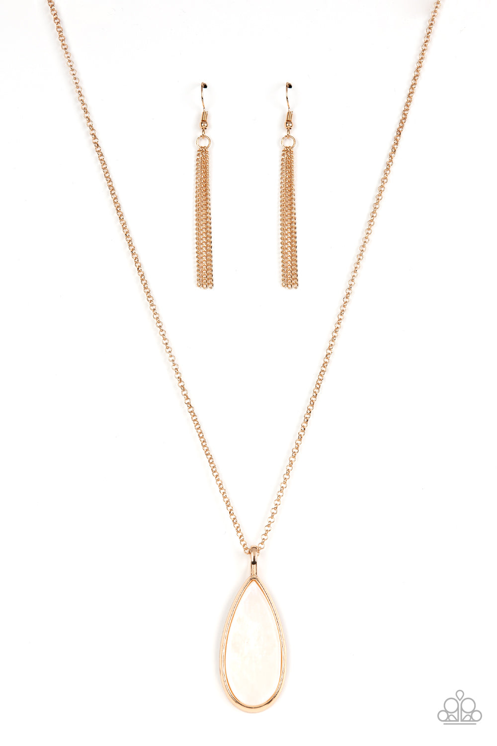 Yacht Ready - Gold Necklace - Paparazzi Accessories - Alies Bling Bar