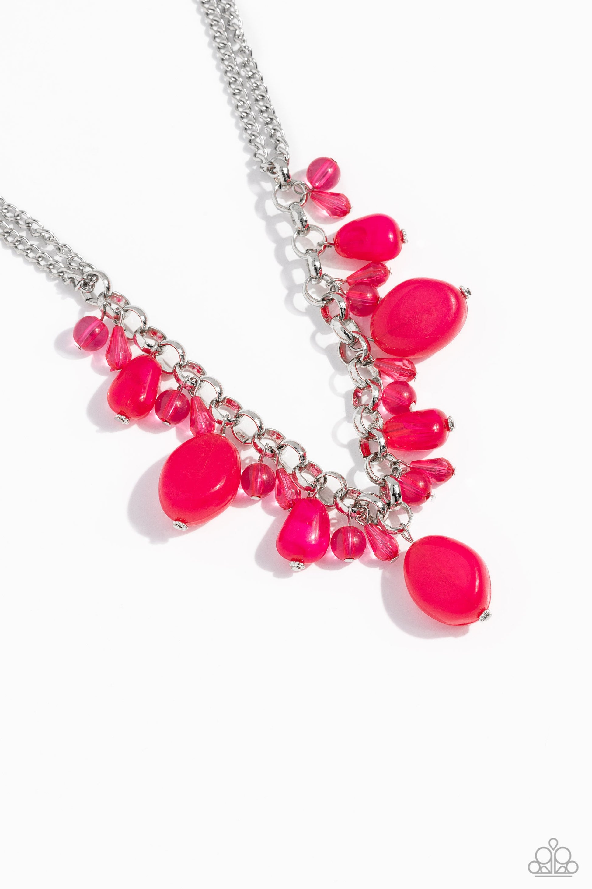 Venetian Vacation - Pink Necklace - Paparazzi Accessories - Alies Bling Bar