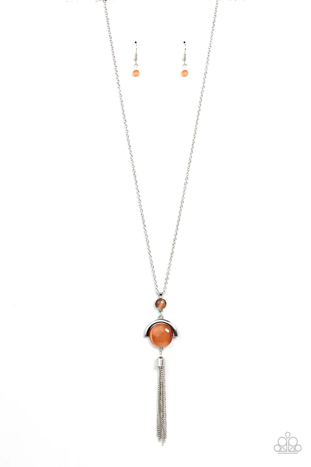 Lavishly Lucid - Orange Necklace - Paparazzi Accessories - Alies Bling Bar