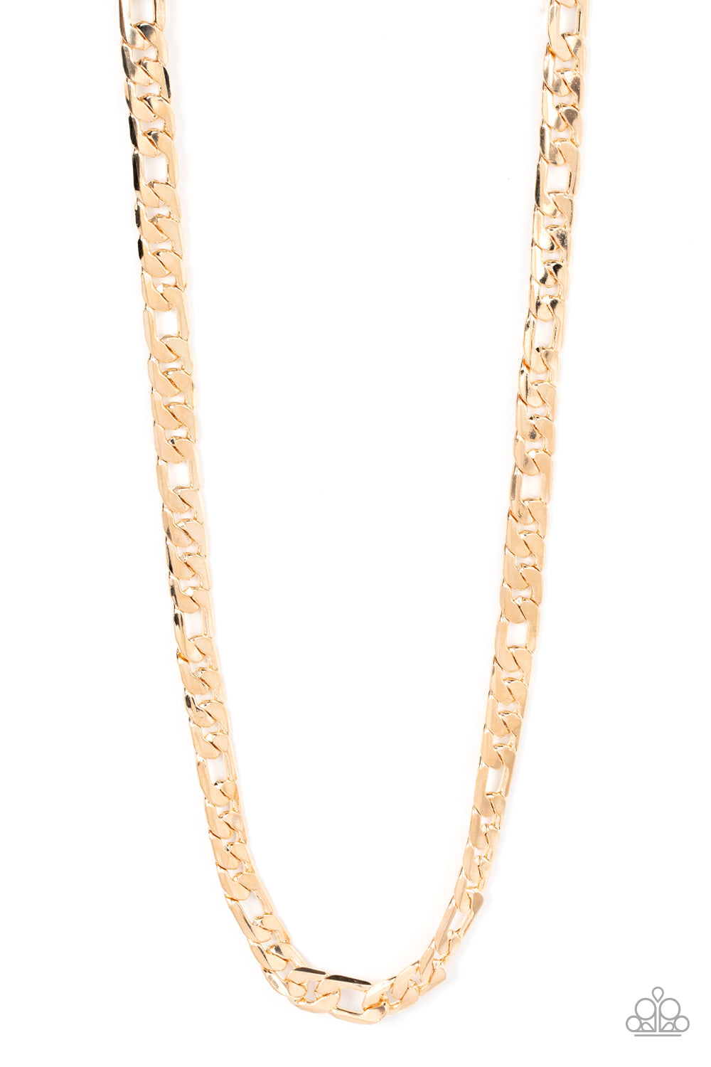 Metro Beau - Gold Necklace - Paparazzi Accessories - Alies Bling Bar