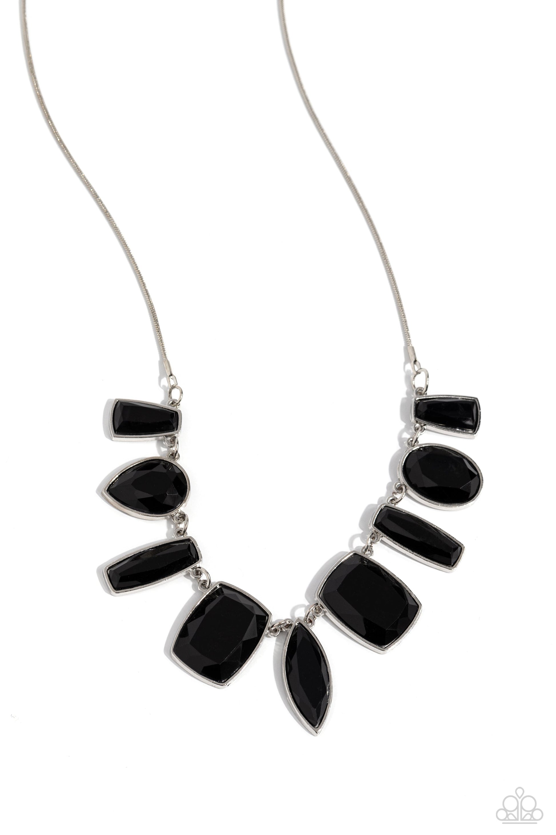 Luscious Luxe - Black Necklace - Paparazzi Accessories - Alies Bling Bar