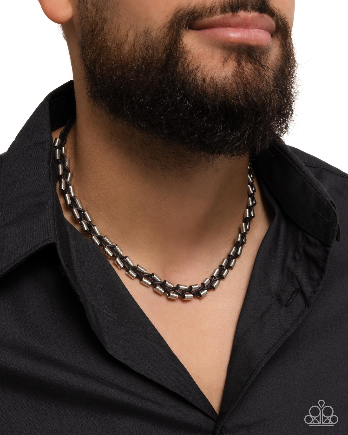 Rogue Renegade - Black Necklace - Paparazzi Accessories - Alies Bling Bar