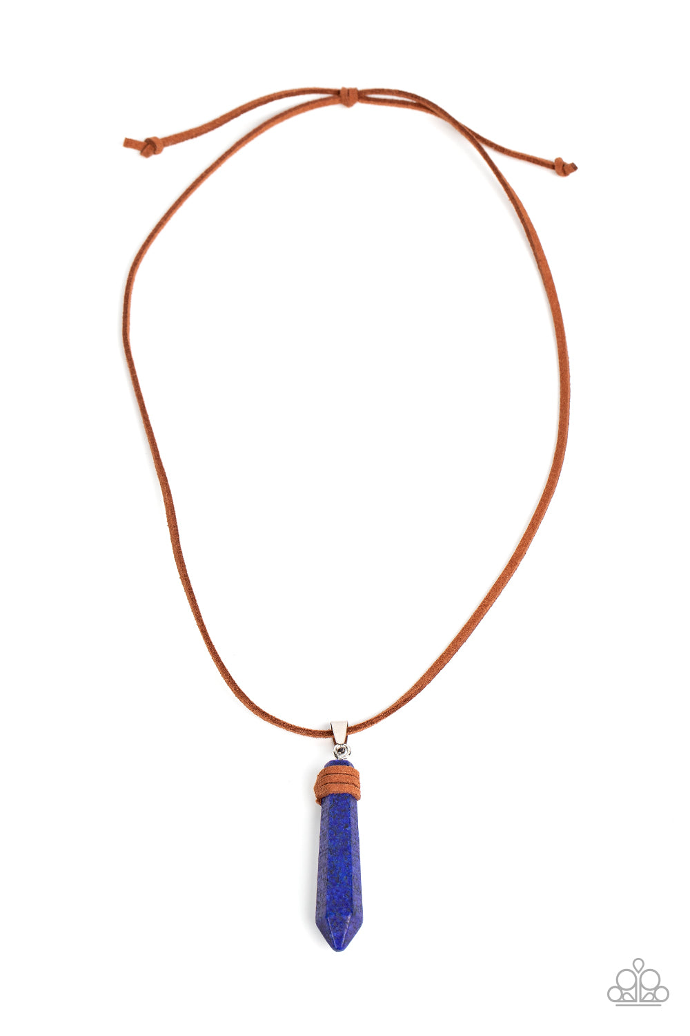 Holistic Harmony - Blue Necklace - Paparazzi Accessories - Alies Bling Bar