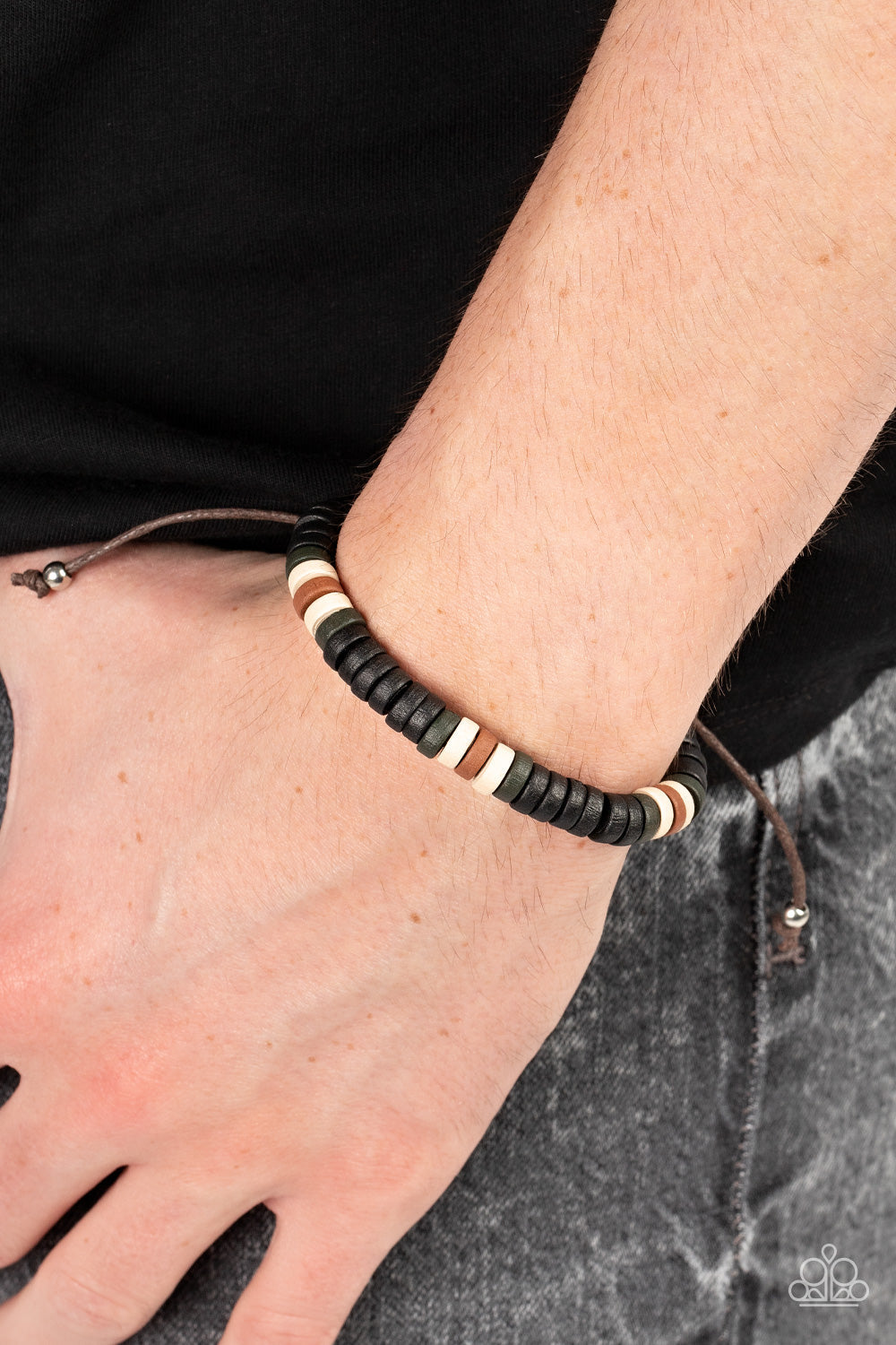 Wild Wanderer - Black Bracelet - Paparazzi Accessories - Alies Bling Bar