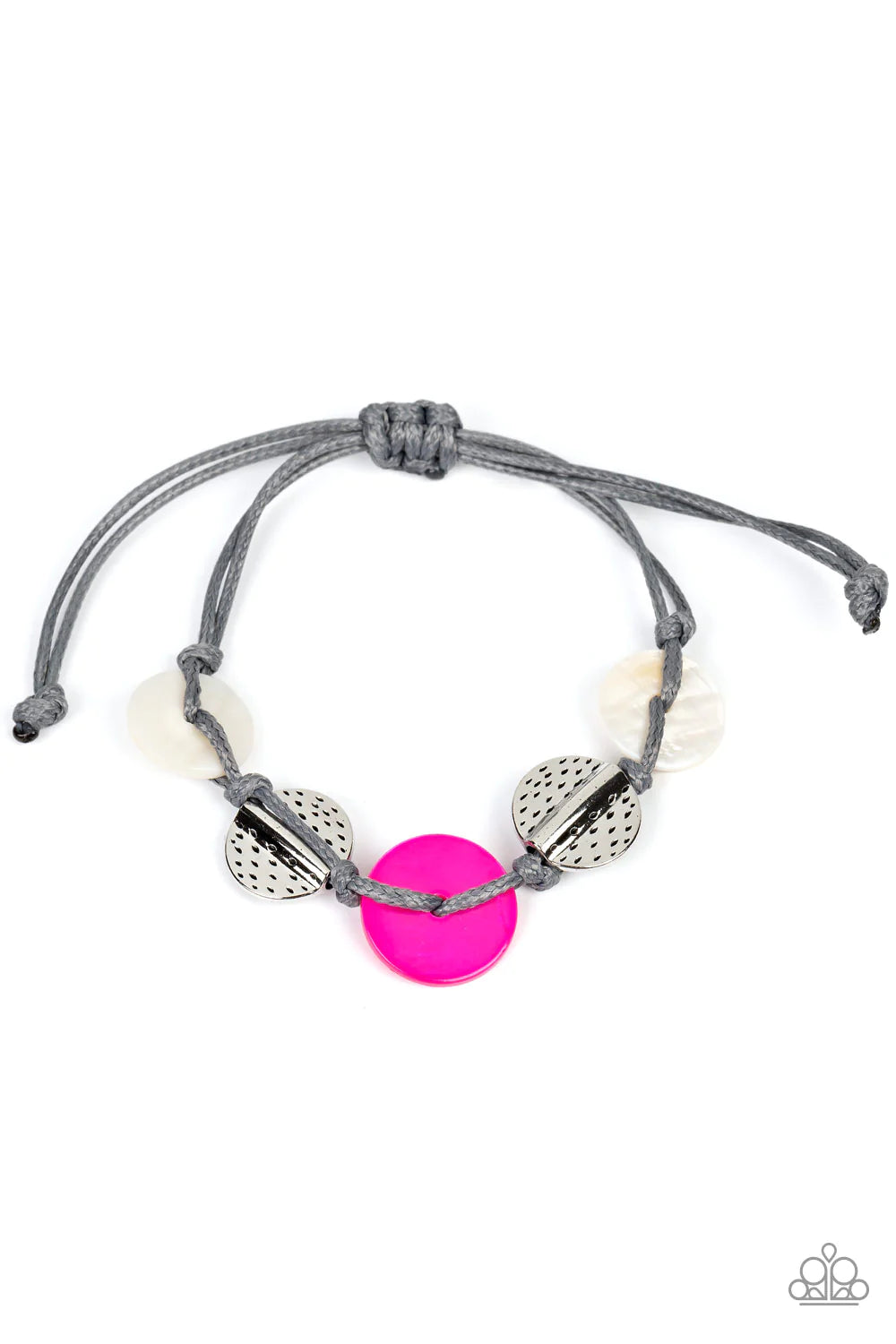 Shore Up - Pink Bracelet - Paparazzi Accessories - Alies Bling Bar