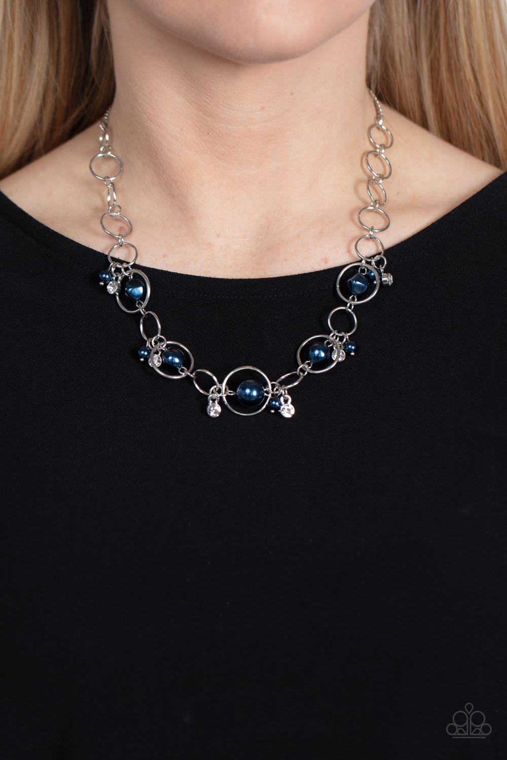 Think of the POSH-ibilities! - Blue Necklace - Paparazzi Accessories - Alies Bling Bar