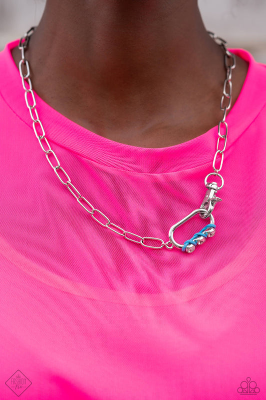 Don't Want to Miss a STRING - Blue Necklace -Paparazzi Accessories - September 2023 Fashion Fix