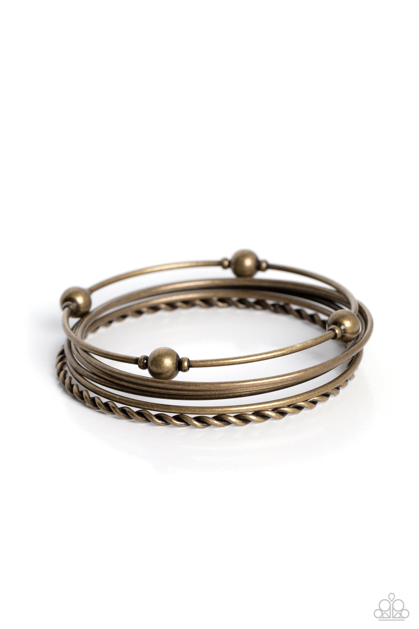 Lost and Found - Brass Bracelet - Paparazzi Accessories - Alies Bling Bar