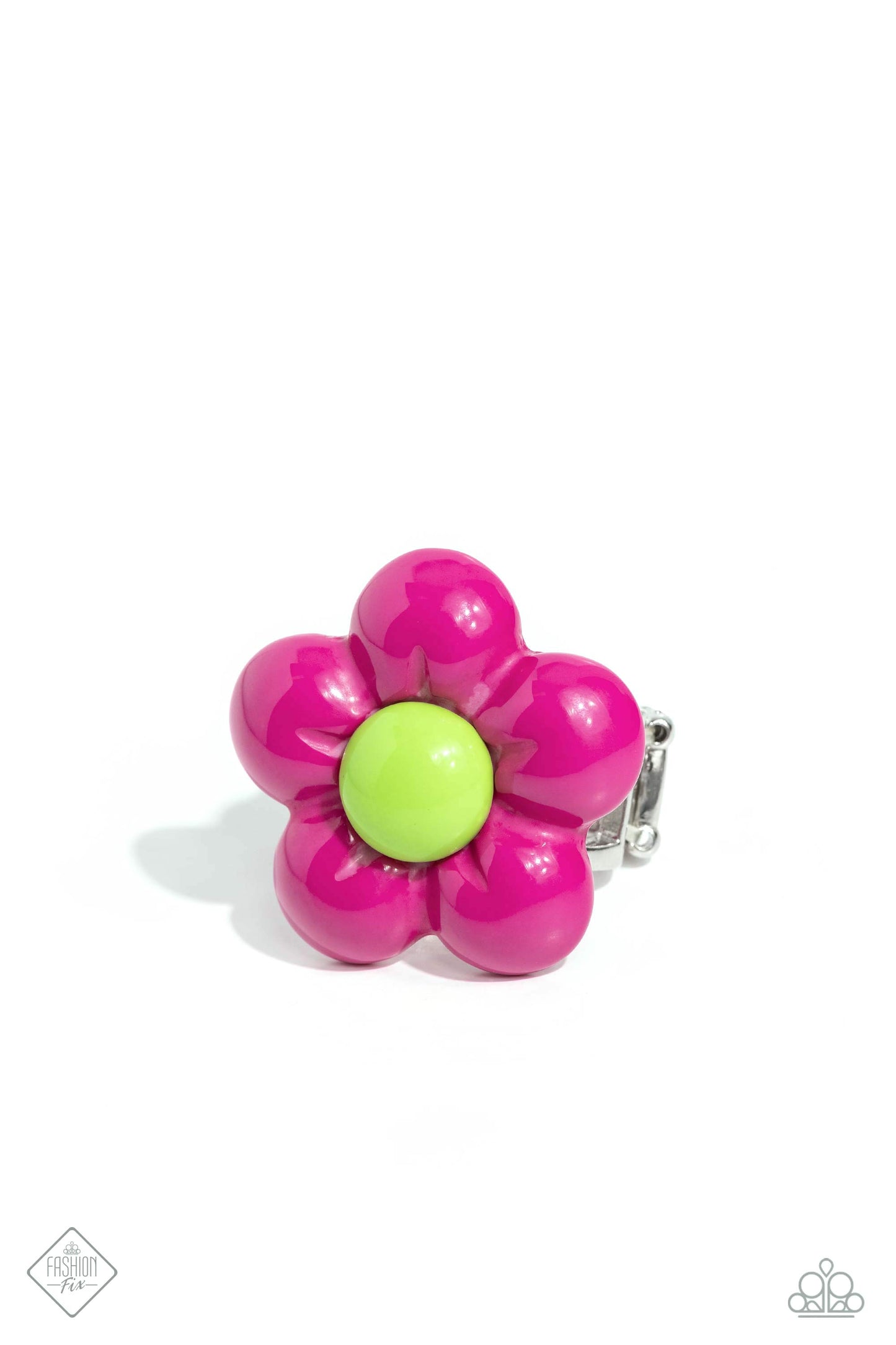 Poppin Paradise - Pink Ring - Paparazzi Accessories - November 2023 Fashion Fix - Alies Bling Bar