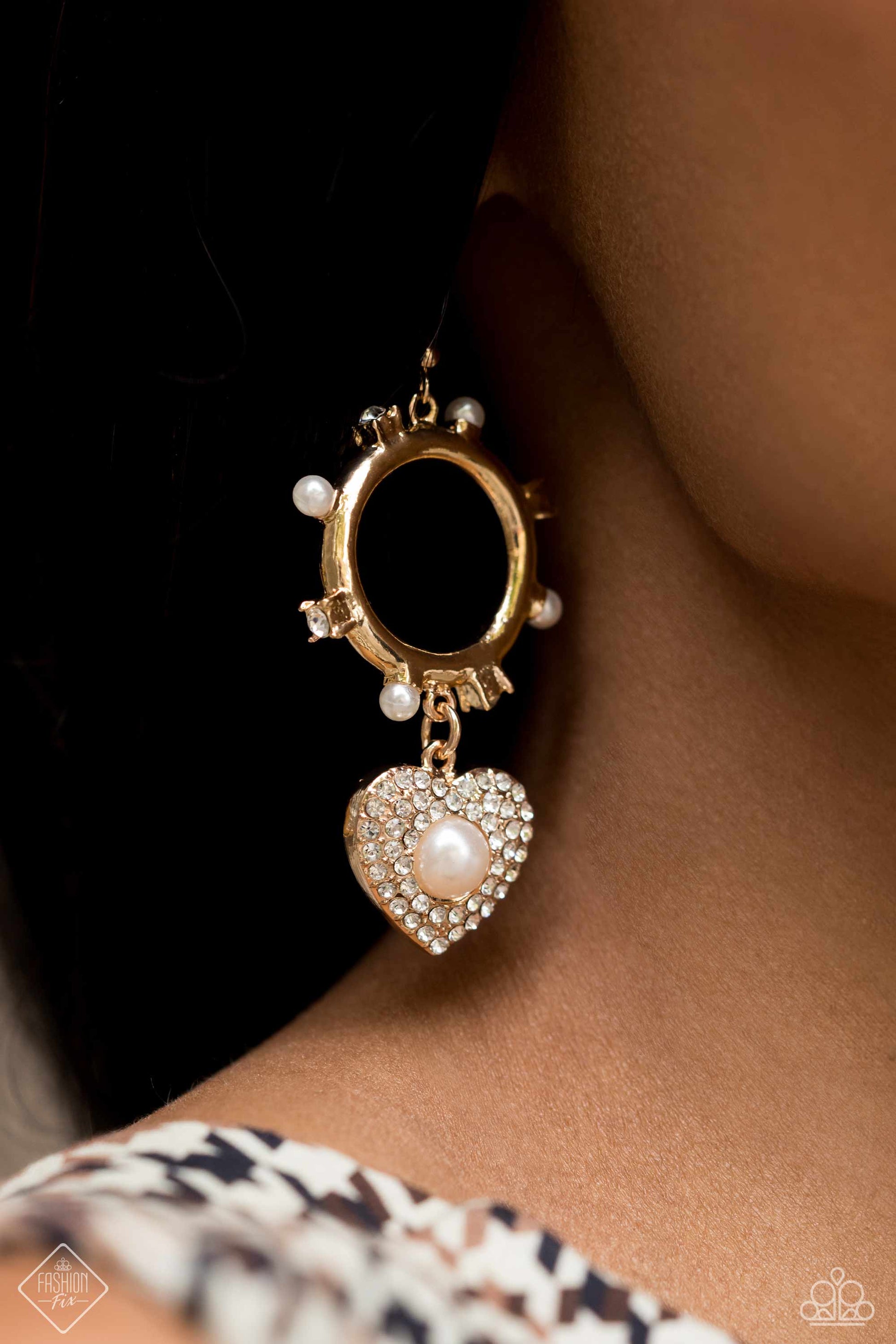 Romantic Relic - Gold Earrings - Paparazzi Accessories - March 2024 Fashion Fix - Alies Bling Bar