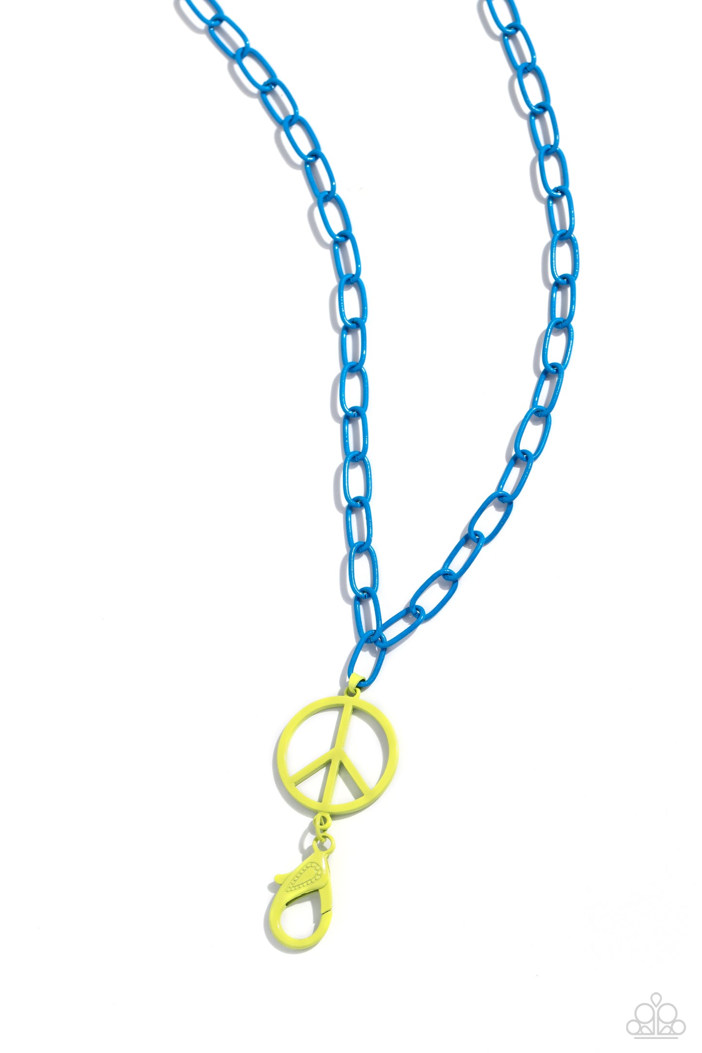 Tranquil Unity - Blue Necklace - Paparazzi Accessories - Alies Bling Bar