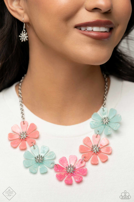 Pastel Promenade - Multi Necklace - Paparazzi Accessories - Fashion Fix - Alies Bling Bar