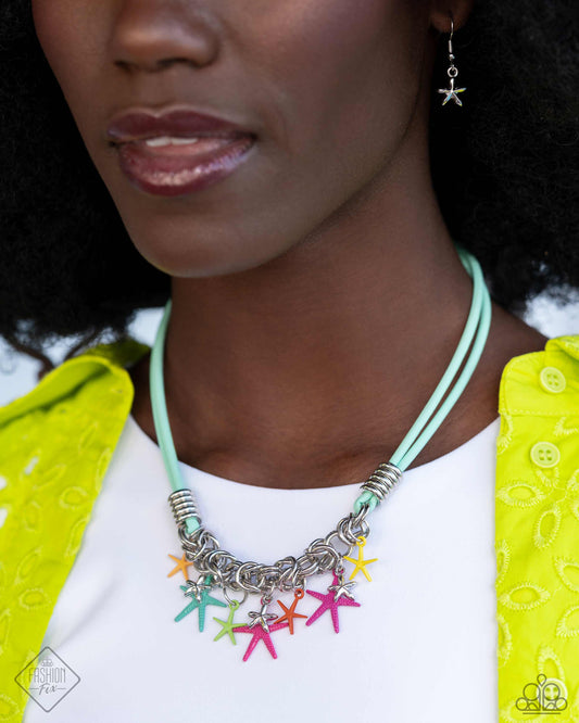 STARFISH Me Luck - Multi Necklace - Paparazzi Accessories - April 2024 Fashion Fix - Alies Bling Bar