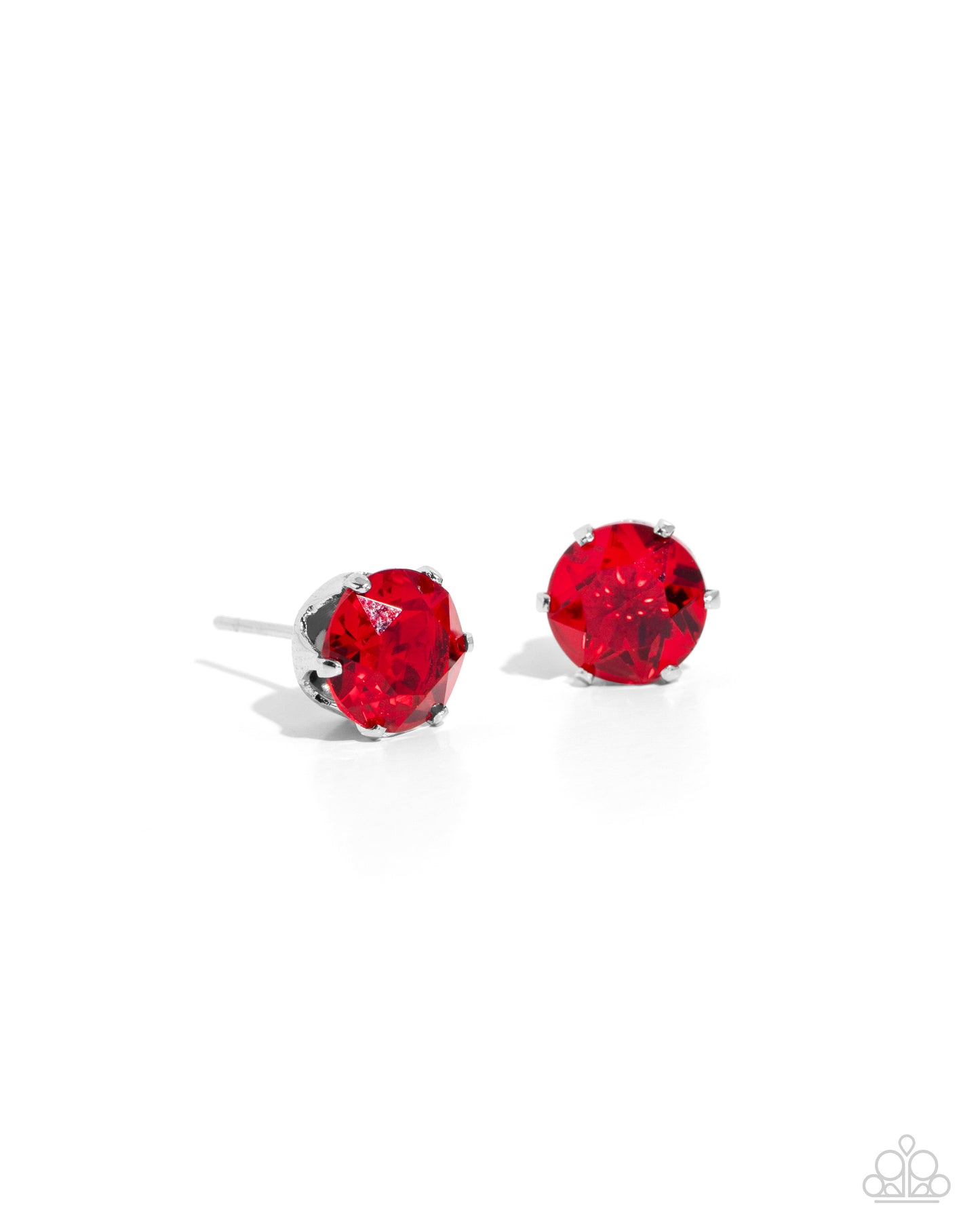 Breathtaking Birthstone - Ruby Red Earrings - Paparazzi Accessories - Alies Bling Bar