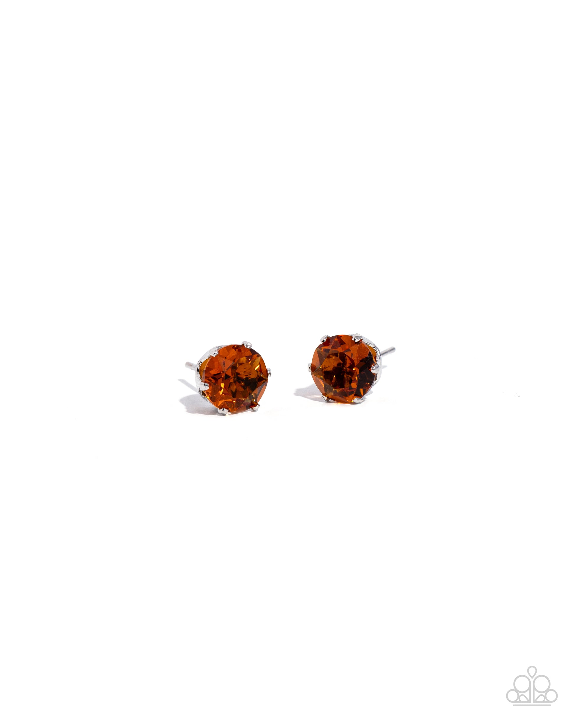 Breathtaking Birthstone - Orange Topaz Earrings - Paparazzi Accessories - Alies Bling Bar