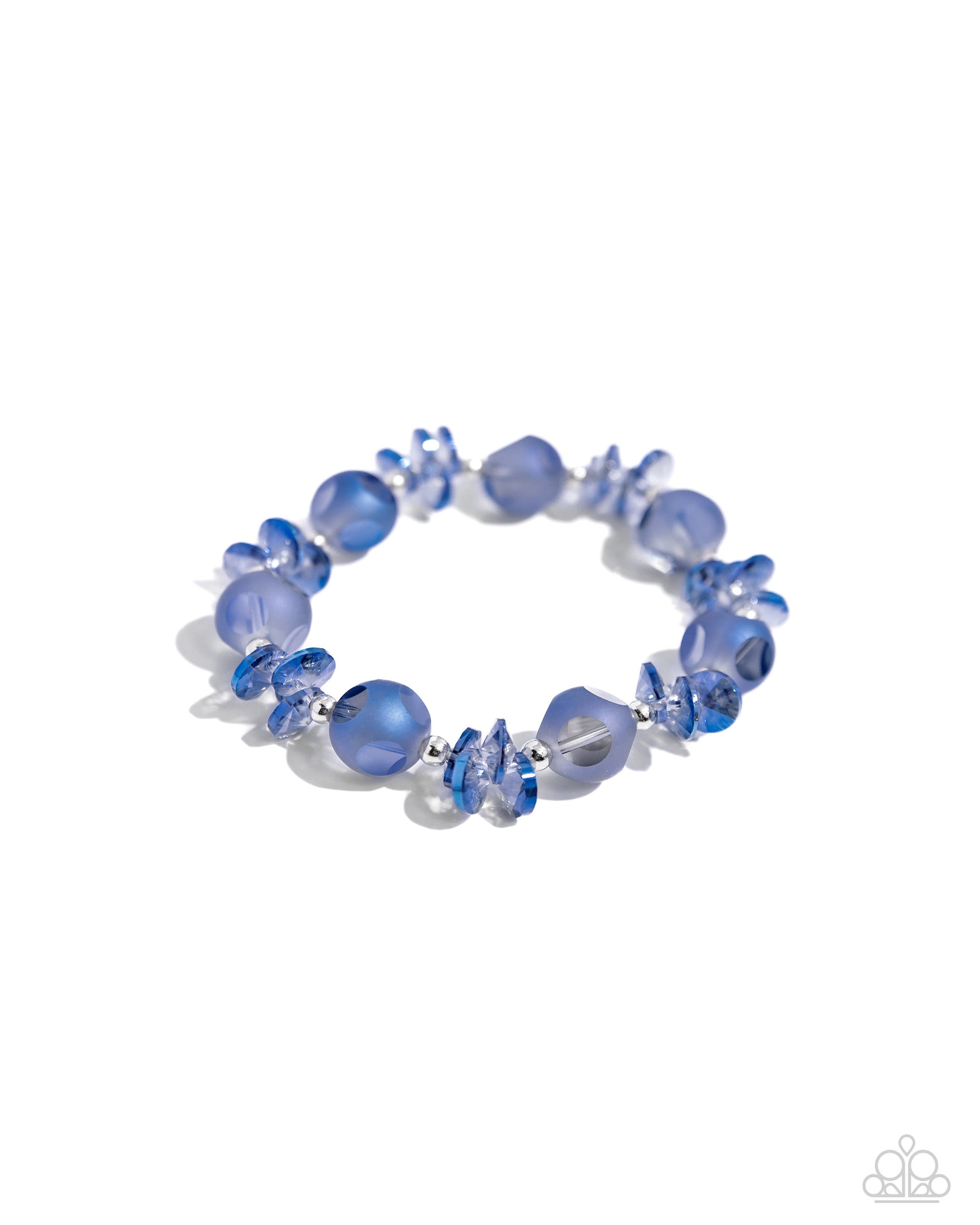 Lets Start at the FAIRY Beginning - Blue Bracelet - Paparazzi Accessories - Alies Bling Bar