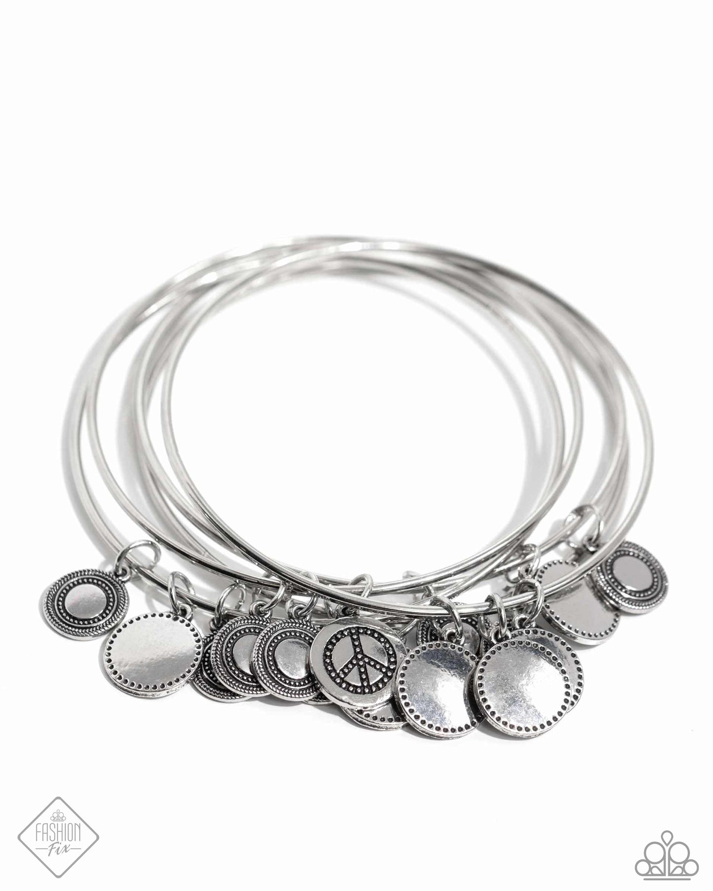 My Interest is Piqued - Silver Bracelet - Paparazzi Accessories - April 2024 Fashion Fix - Alies Bling Bar