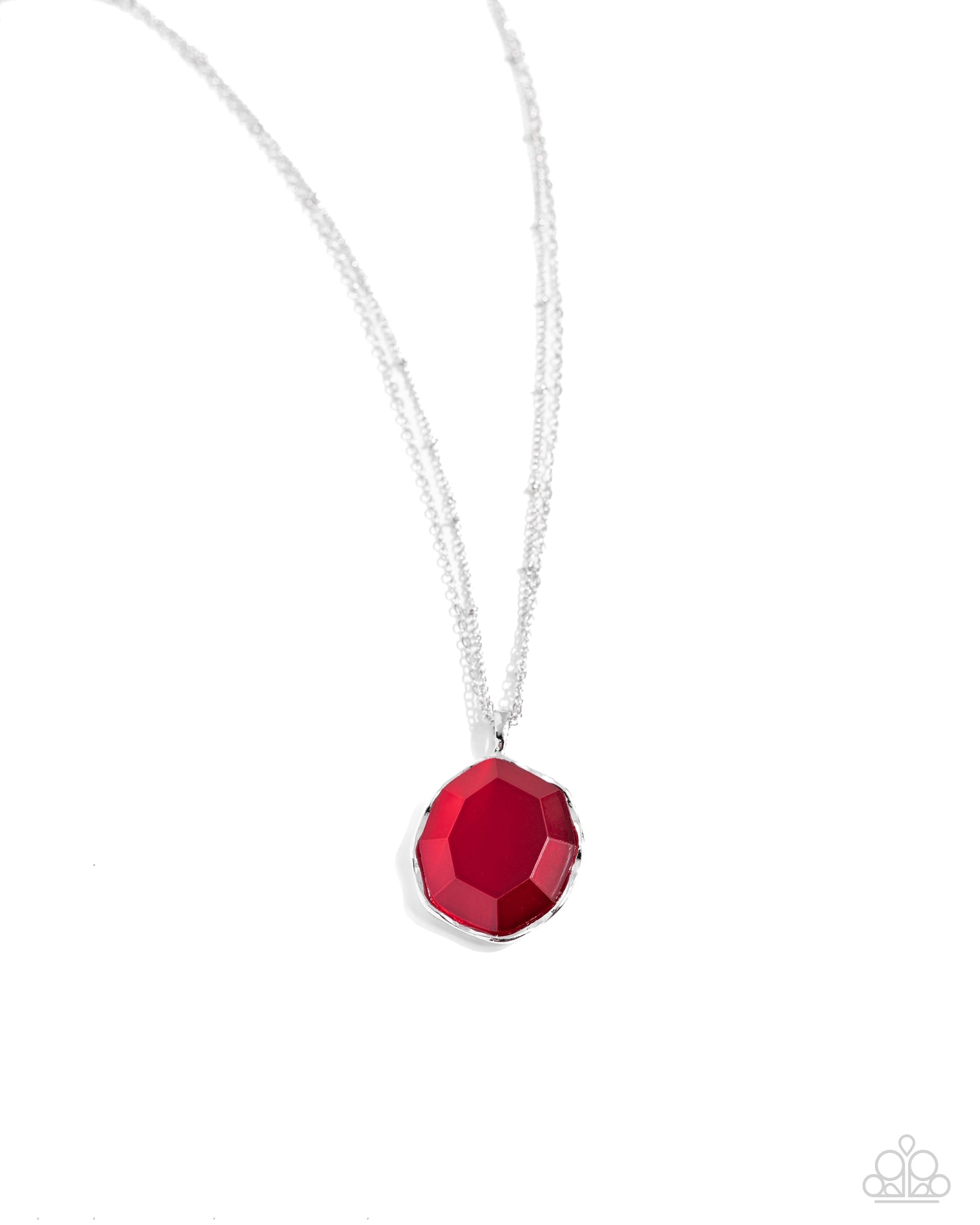 Showstopping Season - Red Necklace - Paparazzi Accessories - Alies Bling Bar