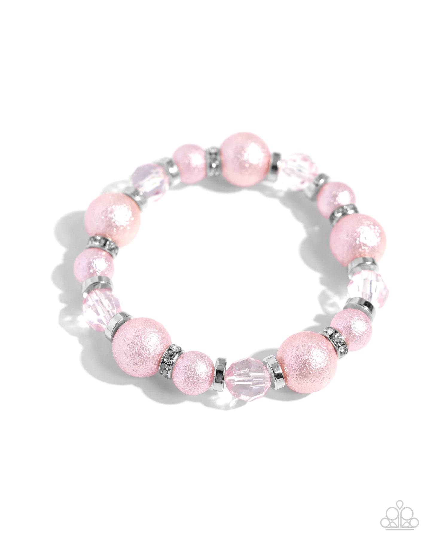 Pearl Protagonist - Pink Bracelet - Paparazzi Accessories - Alies Bling Bar