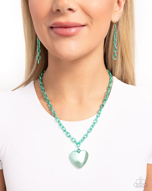 Loving Luxury - Green Necklace - Paparazzi Accessories