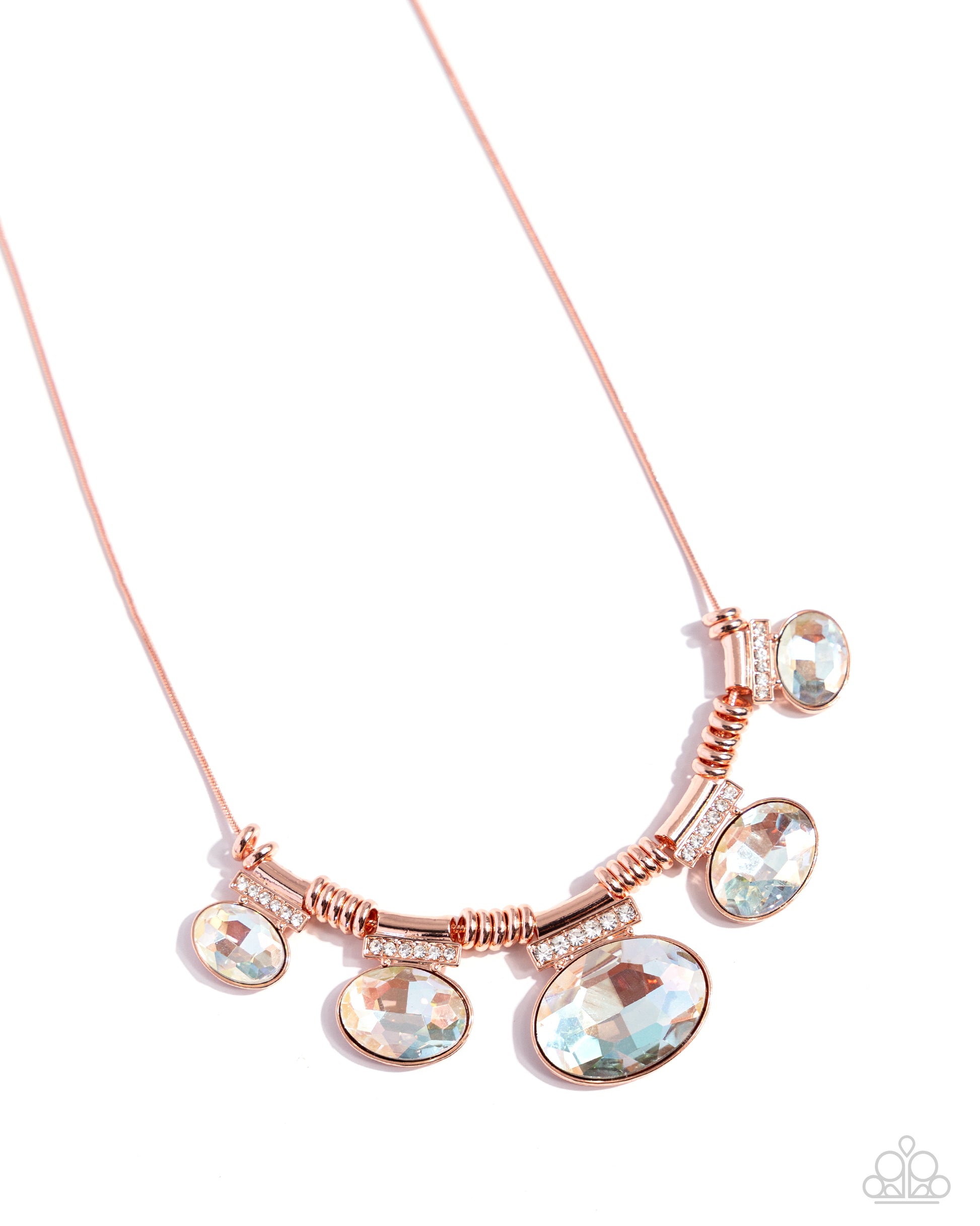 Socialite Status - Copper Necklace - Paparazzi Accessories - Alies Bling Bar