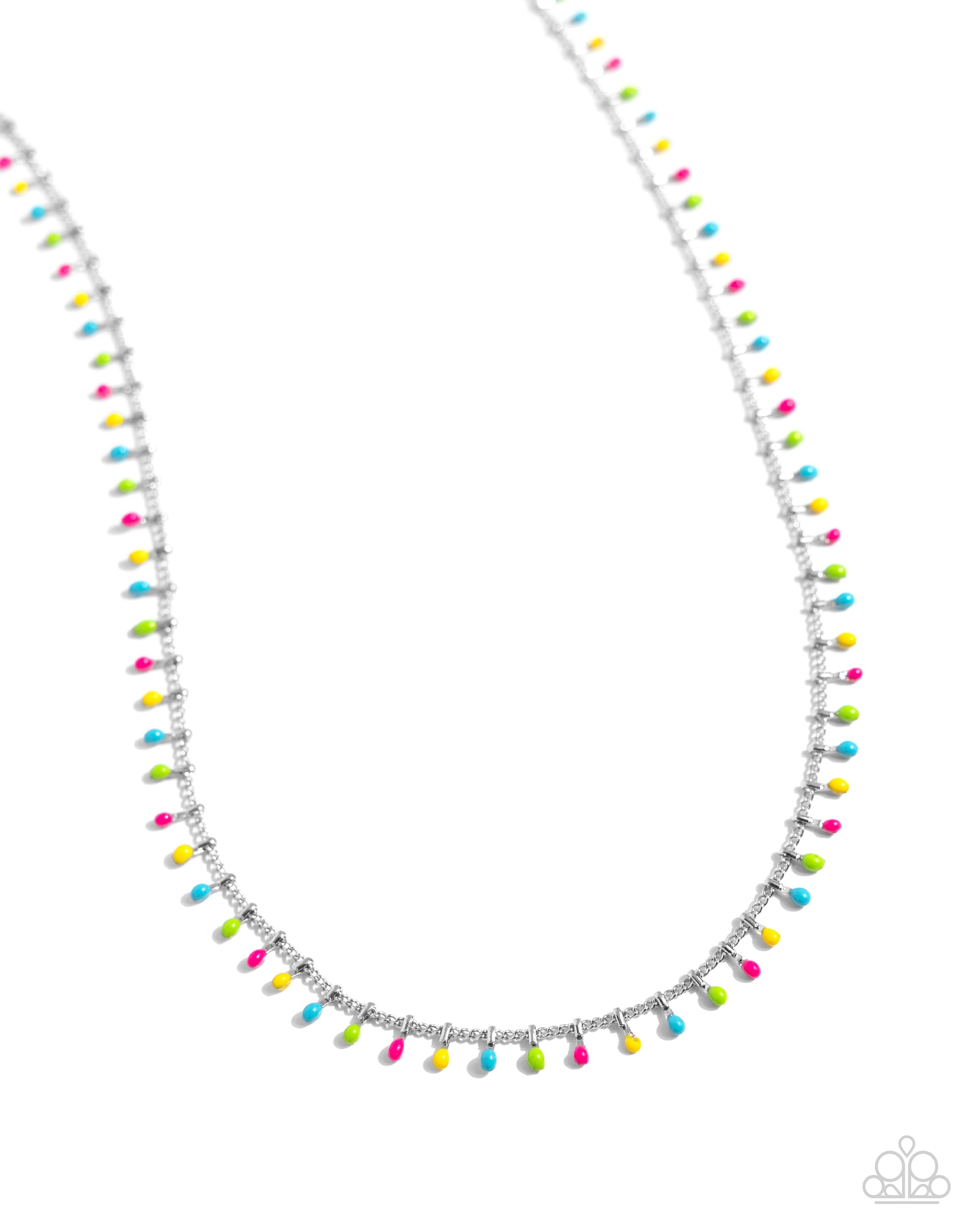 Bermuda Beads - Yellow Necklace - Paparazzi Accessories - Alies Bling Bar