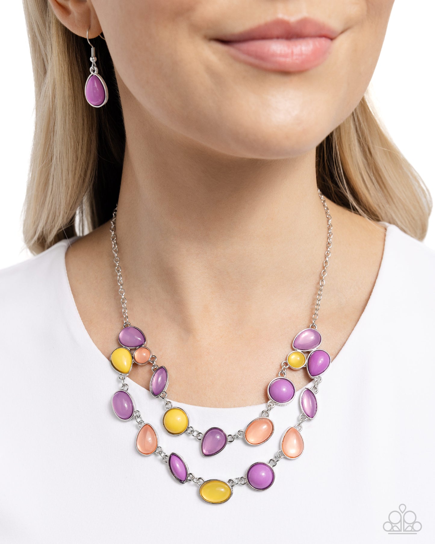 Variety Vogue - Purple Necklace - Paparazzi Accessories - Alies Bling Bar