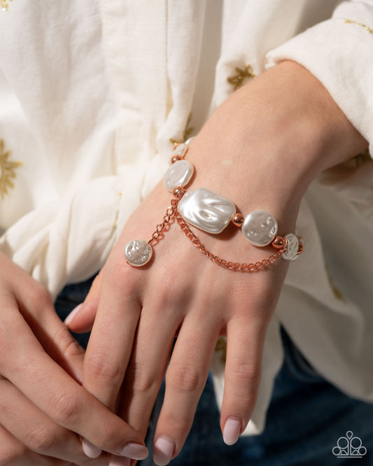 5th Avenue Finesse - Copper Bracelet - Paparazzi Accessories