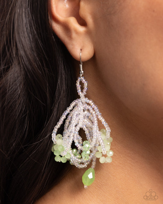 Botanical Bundle - Green Earrings - Paparazzi Accessories - Alies Bling Bar